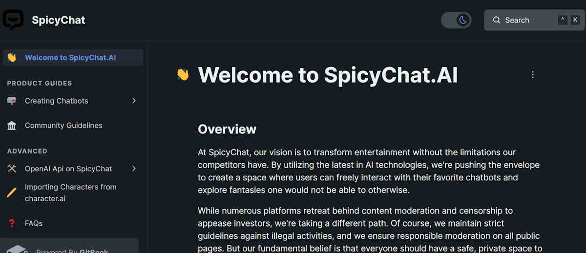 Welcome to SpicyChat AI page